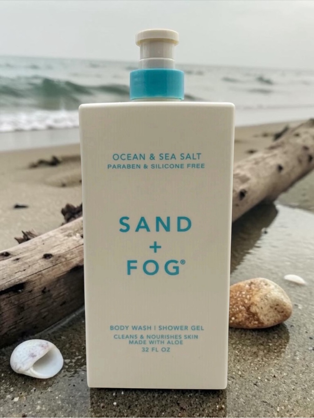 Sand + Fog Ocean & Sea Salt Body Wash — 32oz